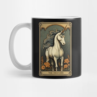 Unicorn Tarot Card Vintage Artwork Mug